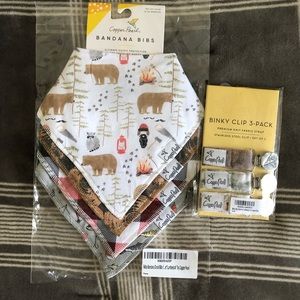 New CopperPearl bibs and matching Binky clips. The perfect bundle!